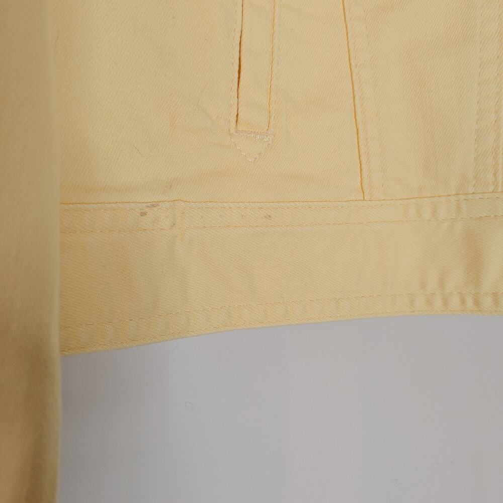 Talbots Yellow Denim Jean Jacket - Picture 5 of 6